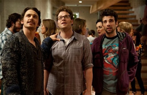 James Franco, Jay Baruchel et Seth Rogen dans This is the End