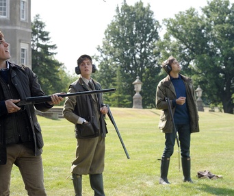 Une scène du film The Riot Club