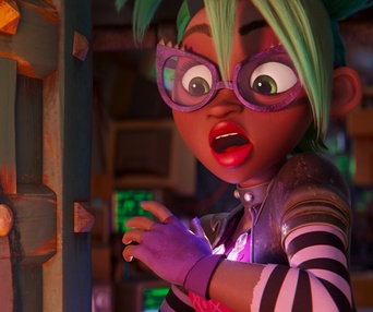 Une scène du film Paw Patrol: The Mighty Movie