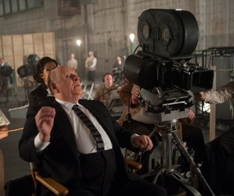Une scène du film Hitchcock