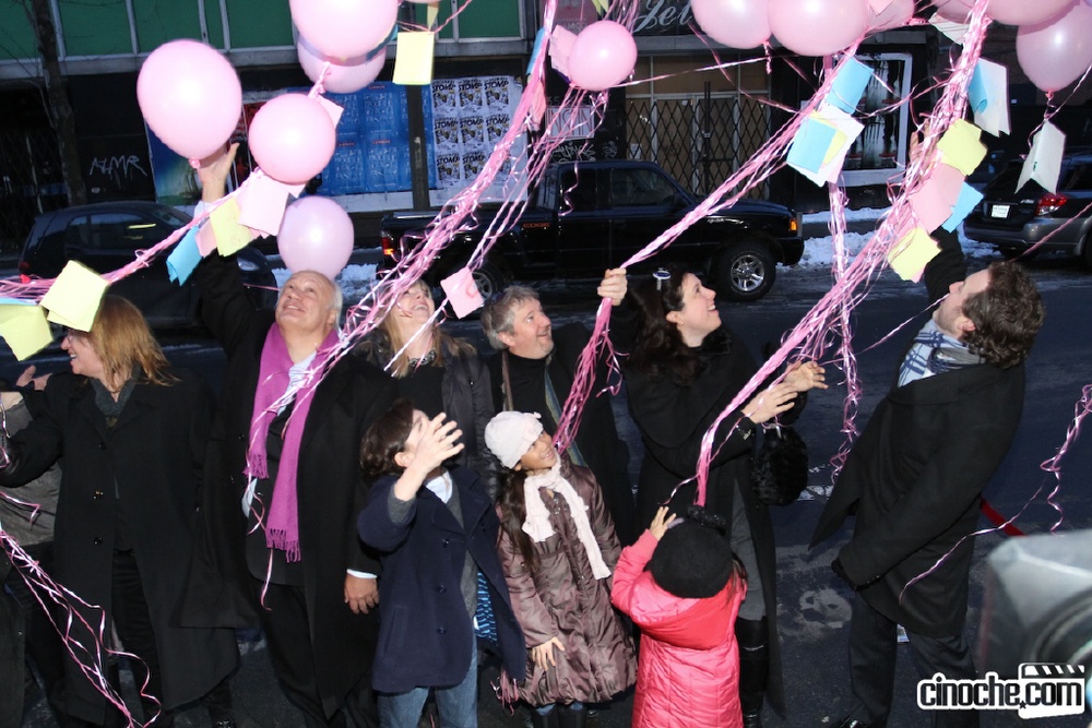 Sur le tapis rouge de Oscar et la dame rose
