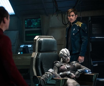 Une scène du film Star Trek Beyond
