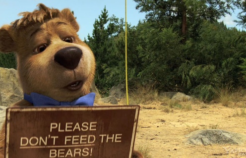 Une scène du film Yogi Bear
