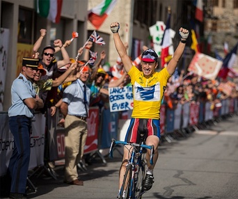 Une scène du film The Program