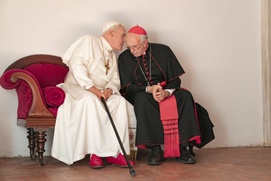Une scène du film The Two Popes Une scène du film The Two Popes