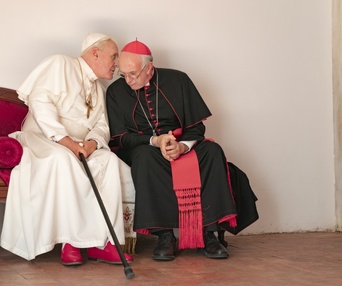 Une scène du film The Two Popes