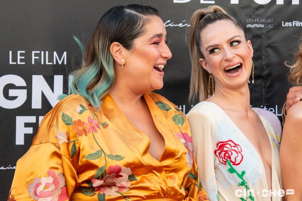 Sur le tapis rouge du film Lignes de fuite