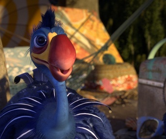 Une scène du film Manou the Swift