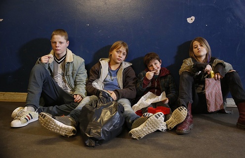 Une scène du film Les kidnappeurs