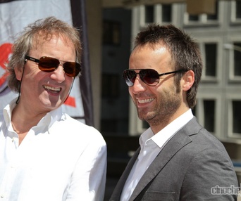 Sur le tapis rouge du film Le sens de l'humour