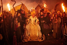 Une scène du film La petite sorcière
