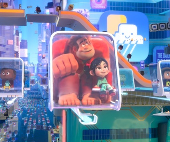 Une scène du film Ralph Breaks the Internet