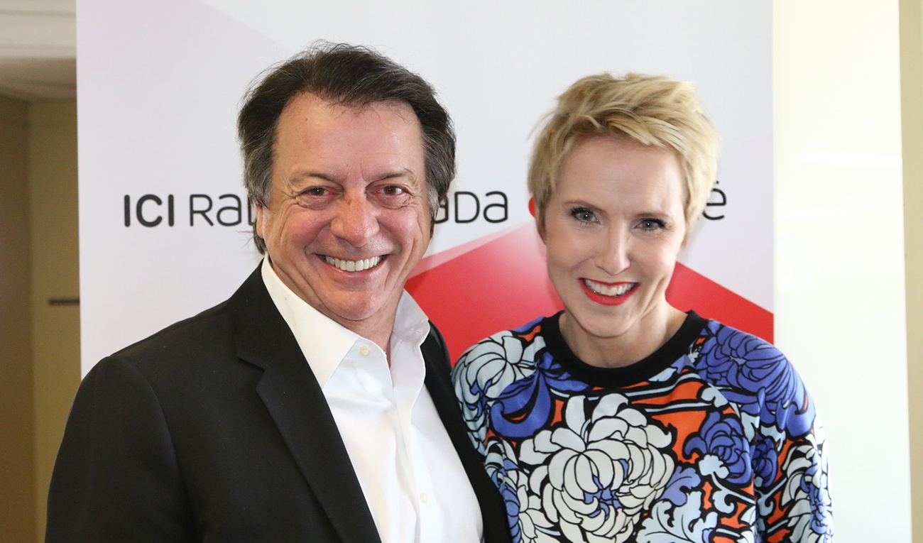 Les stars de la rentrée de Radio-Canada sur le plateau de Pénélope et Jean-Luc