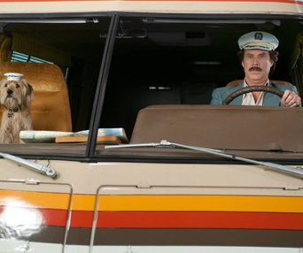 Une scène du film Anchorman 2: The Legend Continues