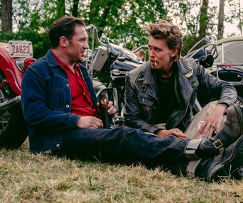 Une scène du film The Bikeriders