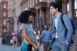 Une scène du film The Sun Is Also a Star Une scène du film The Sun Is Also a Star