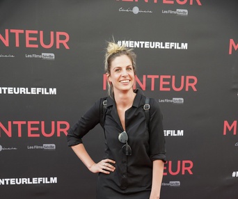 Sur le tapis rouge du film Menteur