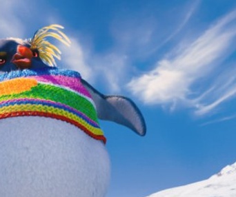 Une scène du film Happy Feet Two