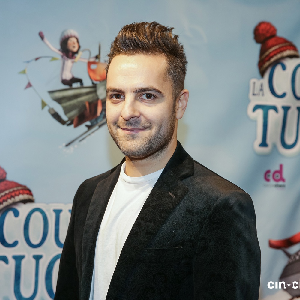 Sur le plateau du film La course des tuques