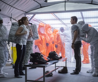 Une scène du film Arrival