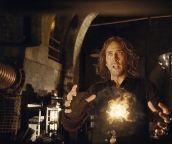 Une scène du film The Sorcerer's Apprentice