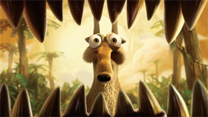 Une scène du film Ice Age: Dawn of the Dinosaurs