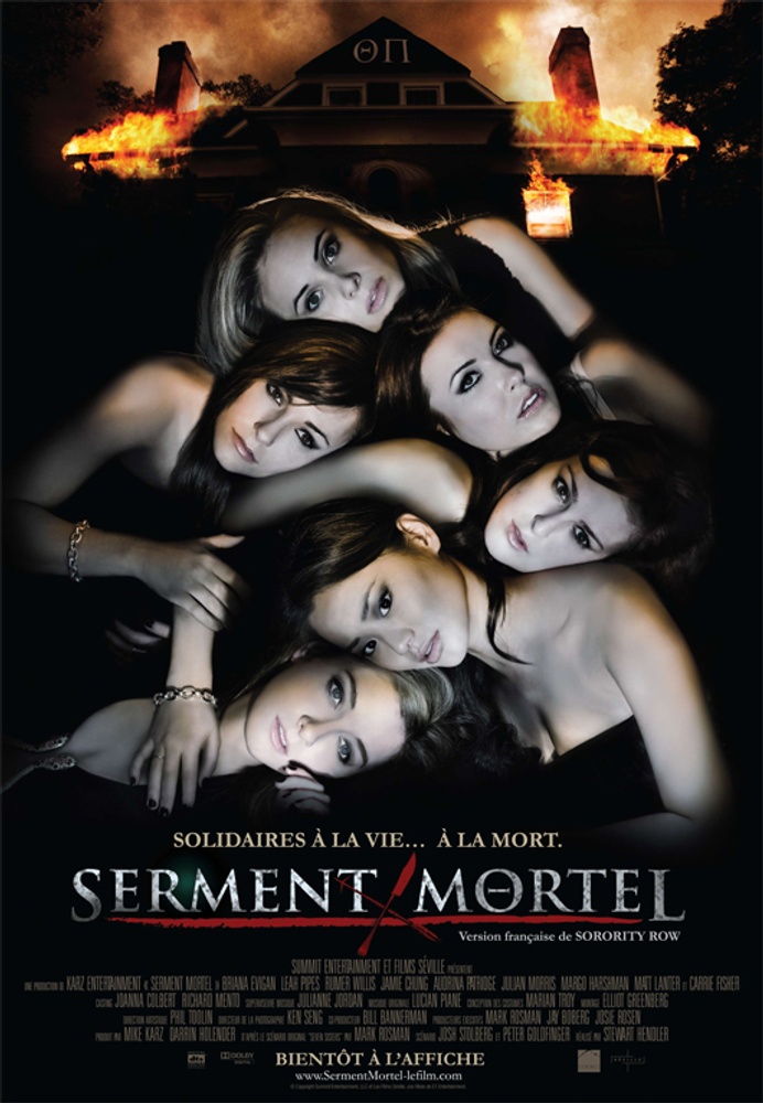Galerie - Primeur : Affiche en français du film d'horreur Serment Mortel