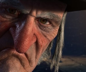 Scène du film A Christmas Carol