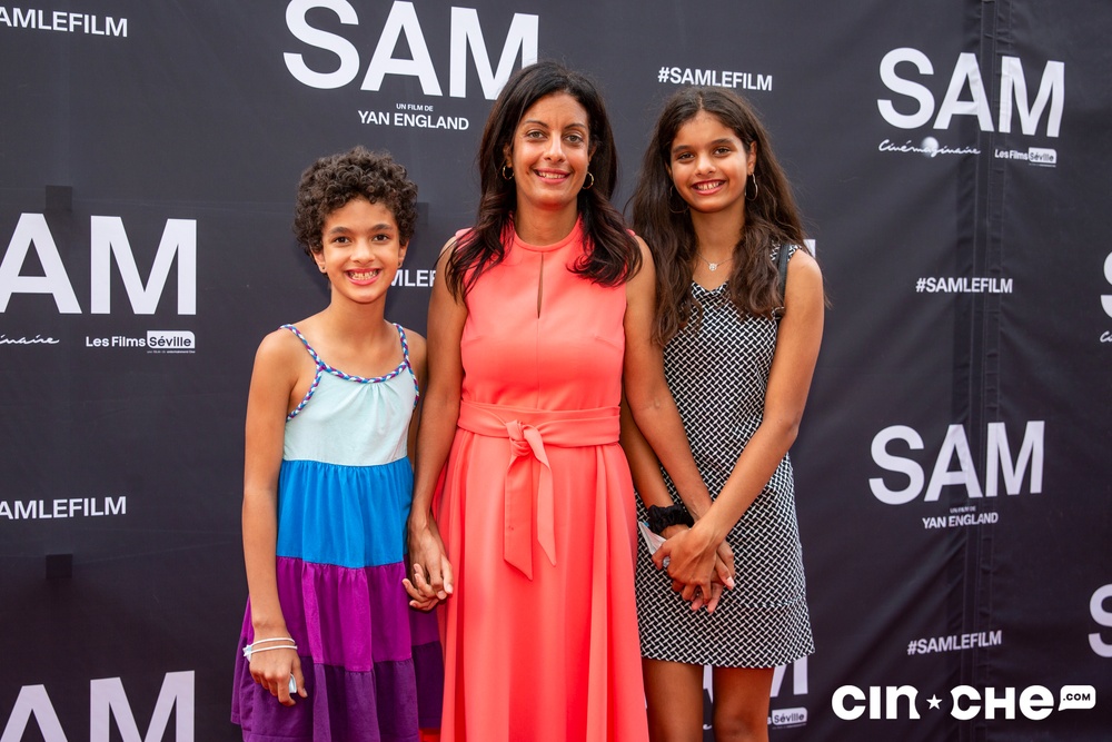 Sur le tapis rouge du film Sam