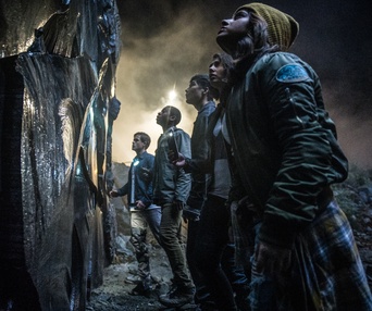 Une scène du film Power Rangers