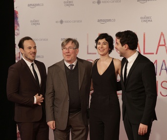 Sur le tapis rouge de Gala du cinéma Québécois