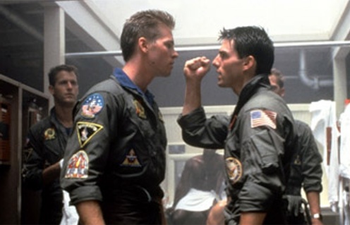 Une scène du film Top Gun