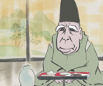 Une scène du film The Tale of Princess Kaguya