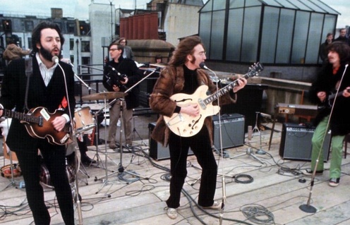 Une scène du film Let It Be