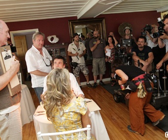 Sur le plateau de French Kiss