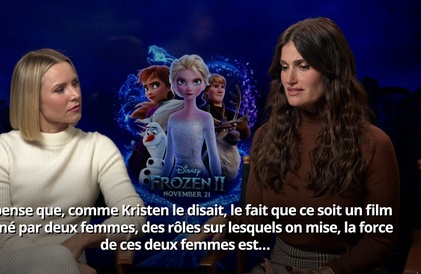 Entrevue avec Kristen Bell et Idina Menzel