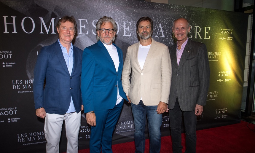 Tapis rouge du film Les hommes de ma mère