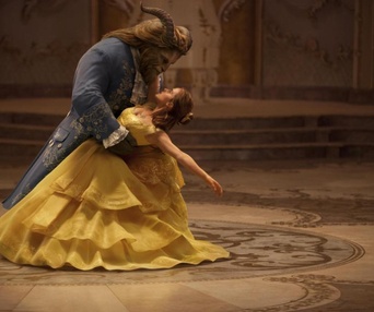 Une scène du film Beauty and the Beast