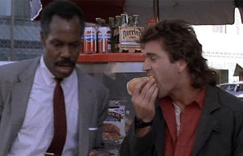 Une scène du film Lethal Weapon
