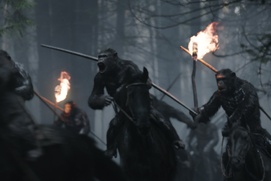 Une scène du film War for the Planet of the Apes