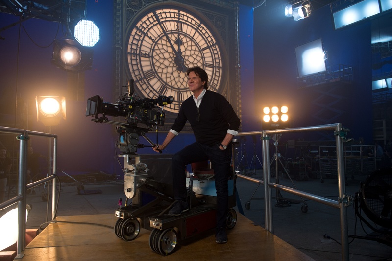 Sur le plateau du film Mary Poppins Returns