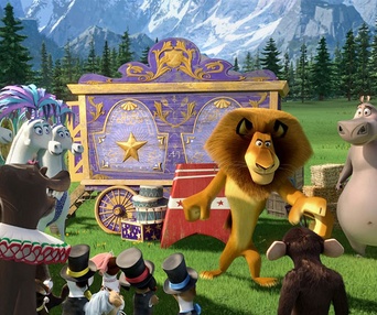 Une scène du film Madagascar 3: Europe's Most Wanted