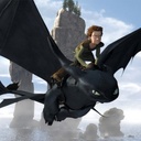 Une scène du film How to Train Your Dragon