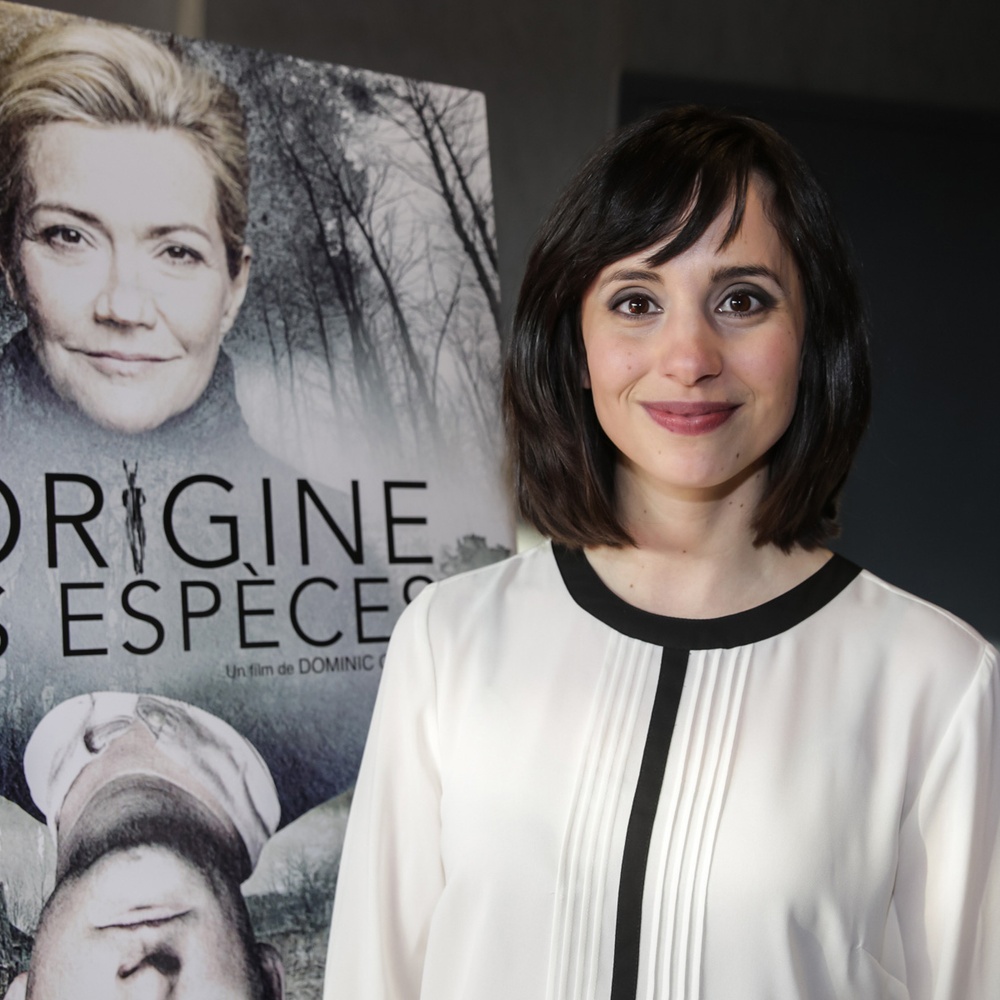 Sur le tapis rouge du film L'origine des espèces