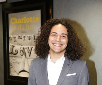 Sur le tapis rouge du film Charlotte a du fun