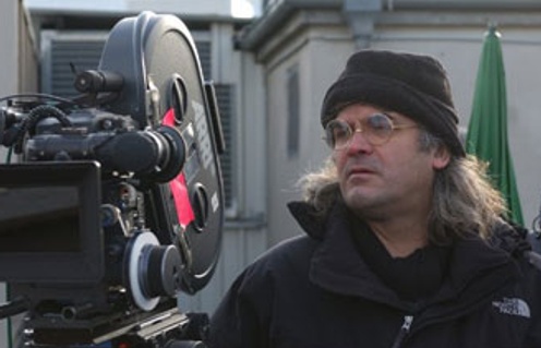 Paul Greengrass sur le plateau de The Bourne Supremacy