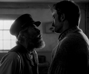 Une scène du film The Lighthouse
