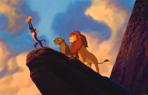 Une scène du film The Lion King