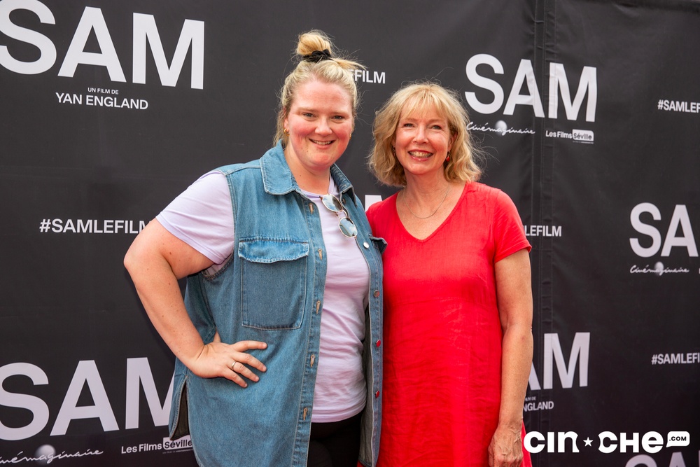 Sur le tapis rouge du film Sam