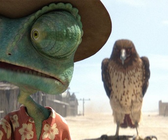 Une scène du film Rango